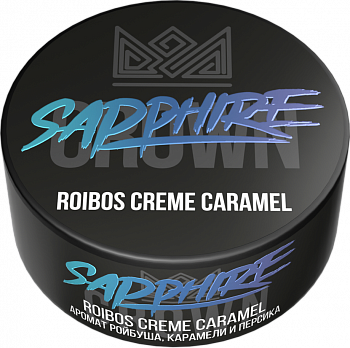 Табак Sapphire Crown, 25гр "Roibos Creme Caramel / Чая ройбуш с карамелью и персиком"